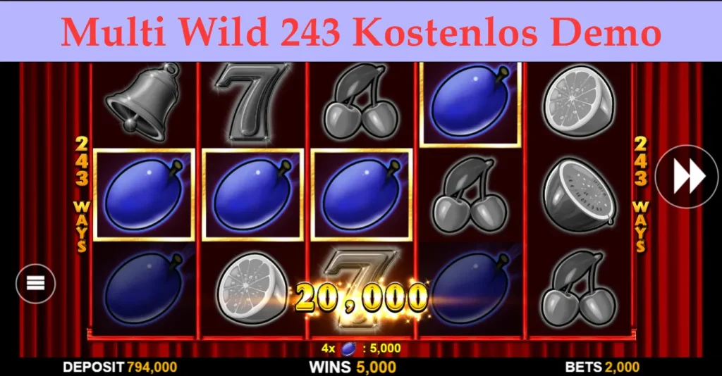 multi wild 243 kostenlos demo